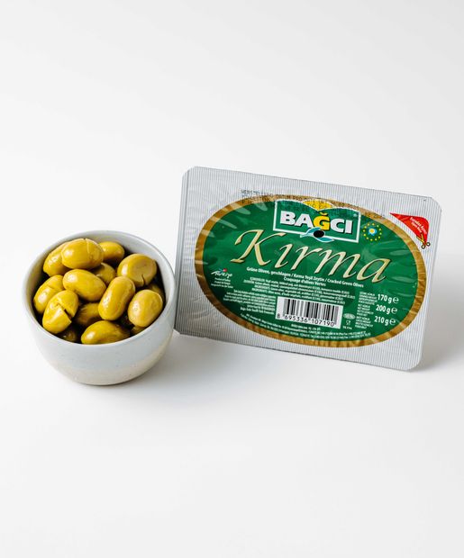 Bagci Green Cracked Olives 