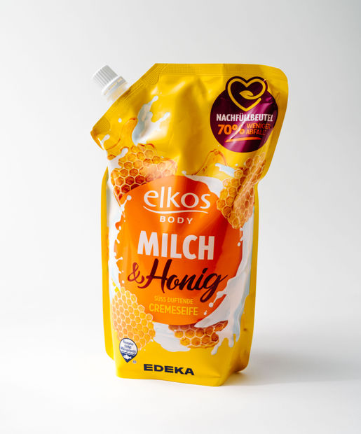 Elkos Liquid Soap (Milk & Honey)