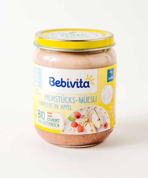 Bebivita Ahududu ve Elmalı Organik Kahvaltılık Müsli