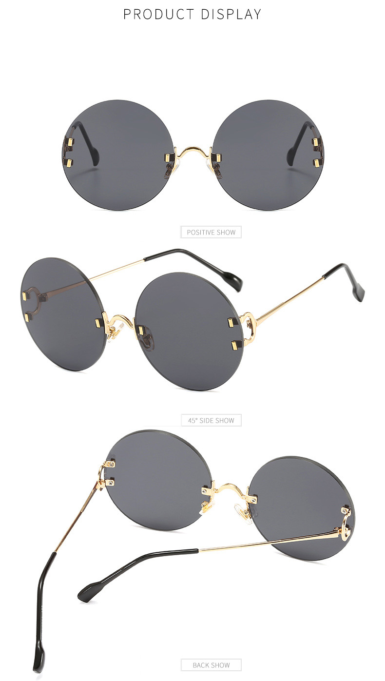 Vintage Round Sunglasses Circle Glasses