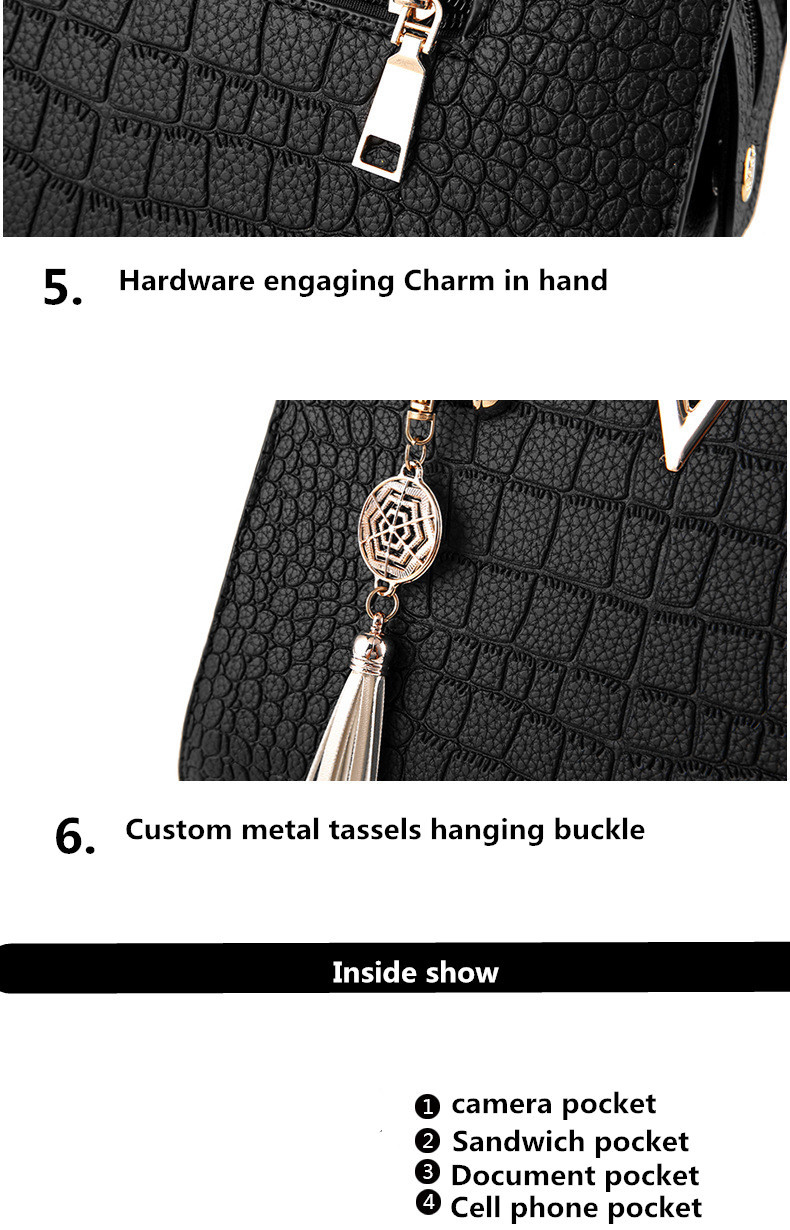 Handbags Luxury Quality Lady Shoulder Crossbody Bags Fringed Messenger Bag