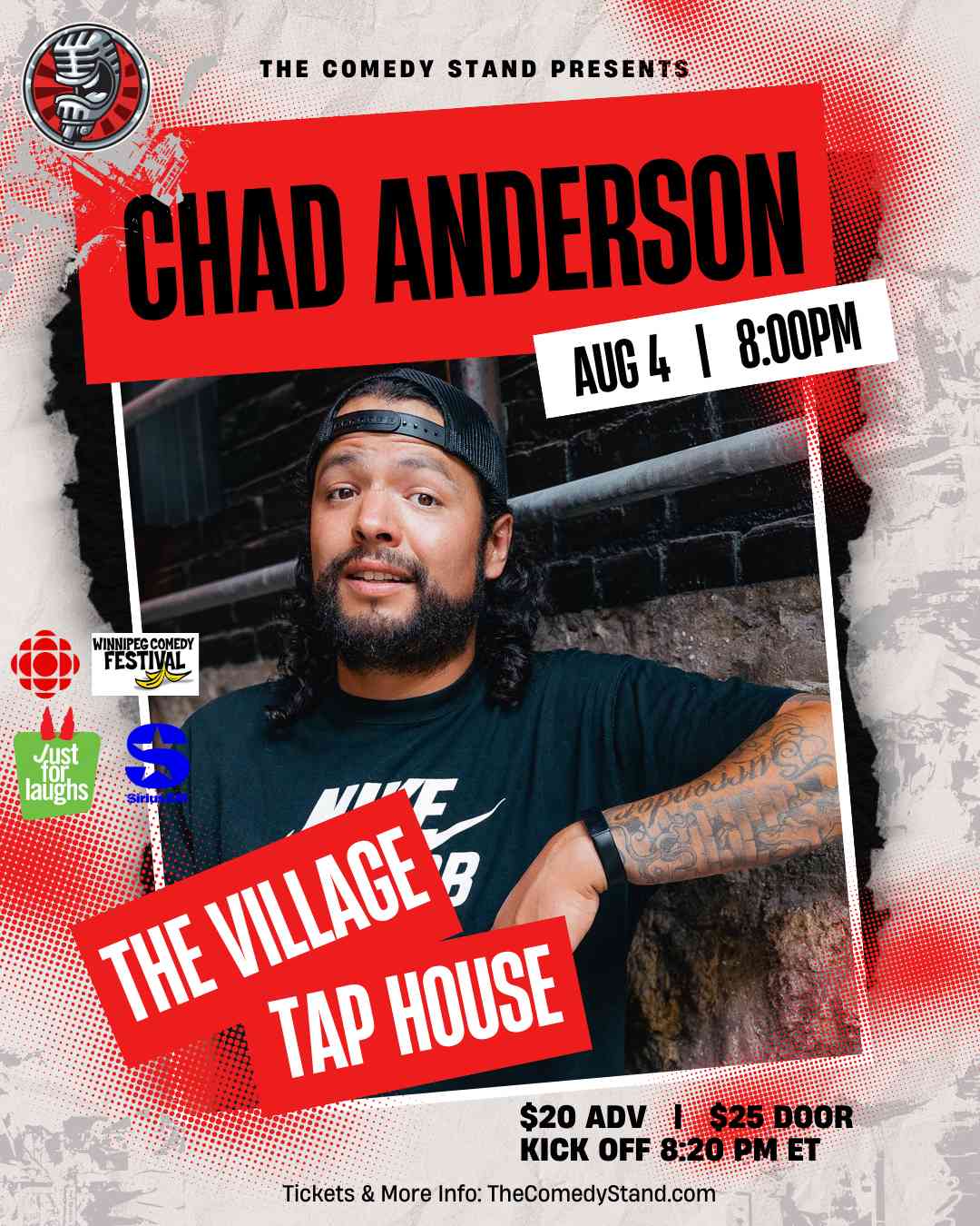 CHAD ANDERSON: Live in Bedford Presented by The Comedy Stand - Live Comedy in Halifax, Nova Scotia