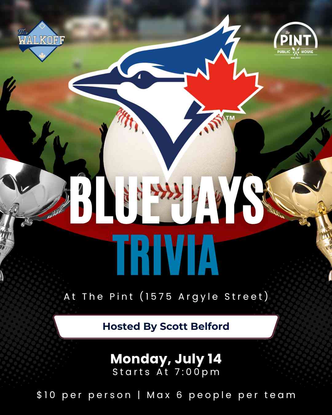 BLUE JAYS TRIVIA Presented by The Comedy Stand - Live Comedy in Halifax, Nova Scotia