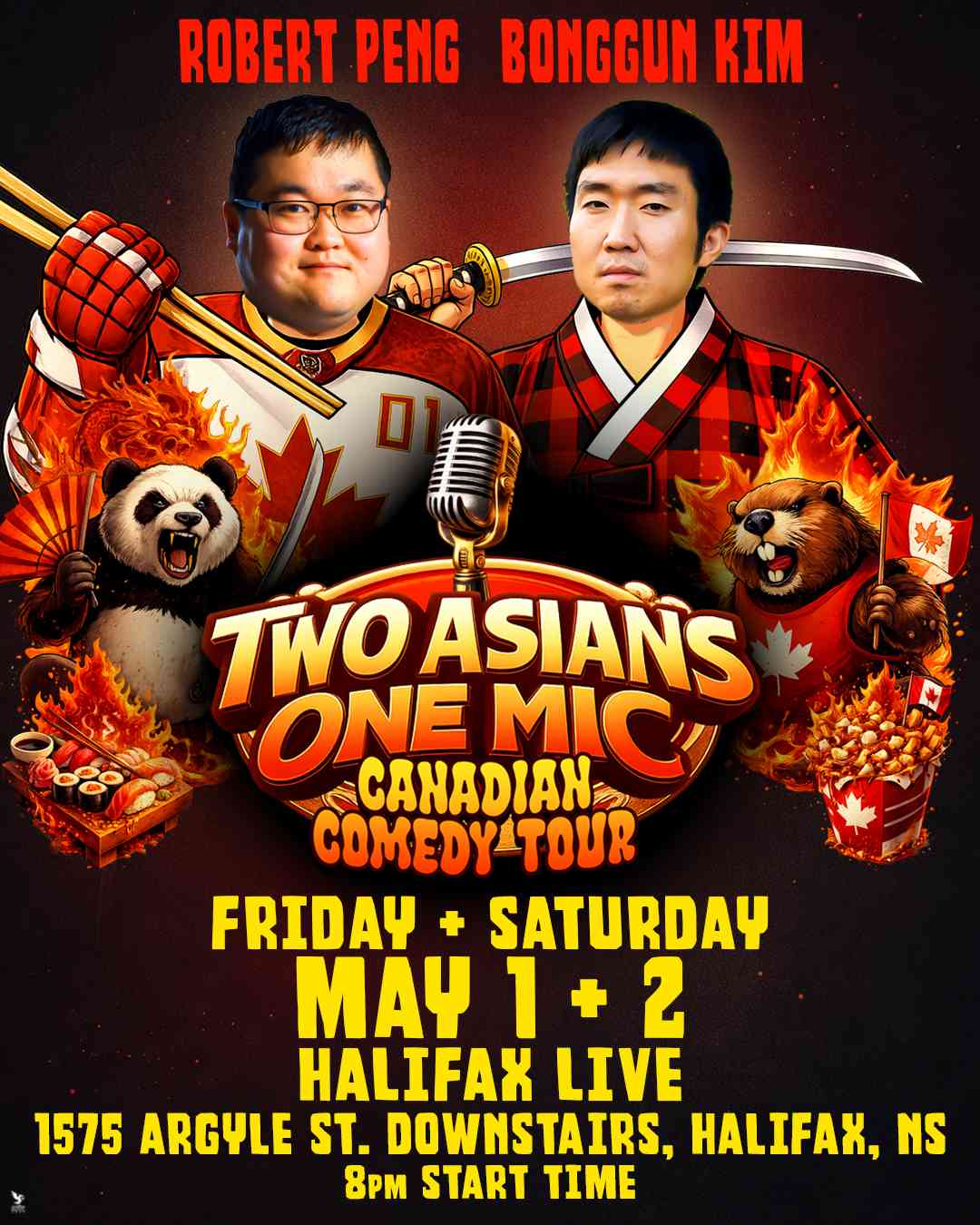 Two Asians One Mic Live at Halifax Live Comedy Club