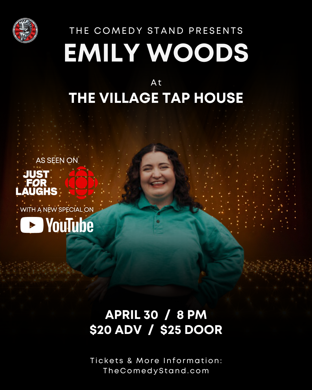 EMILY WOODS: At the Village Tap House - Live Comedy Show