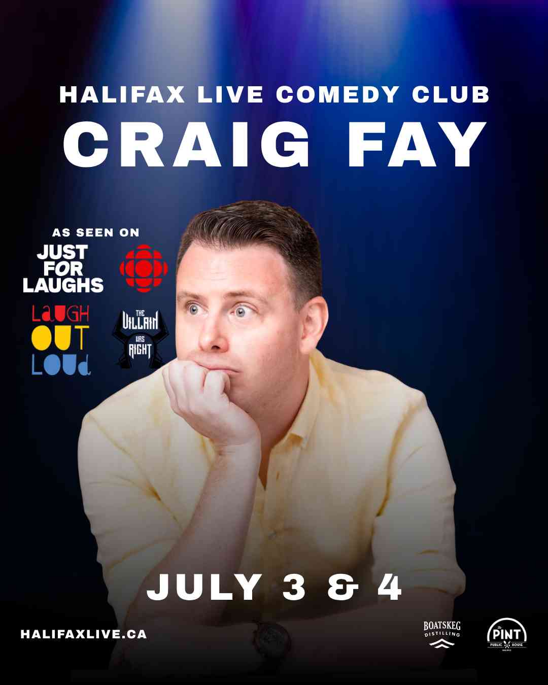 CRAIG FAY - Live Comedy Show
