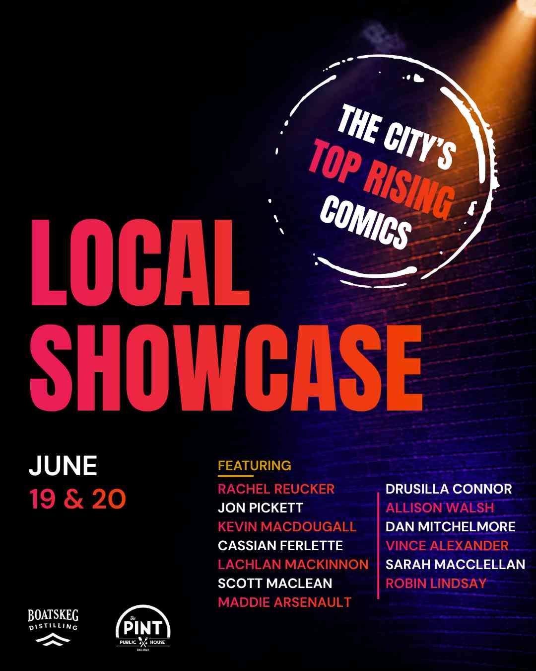 LOCAL COMEDY SHOWCASE - Live Comedy Show
