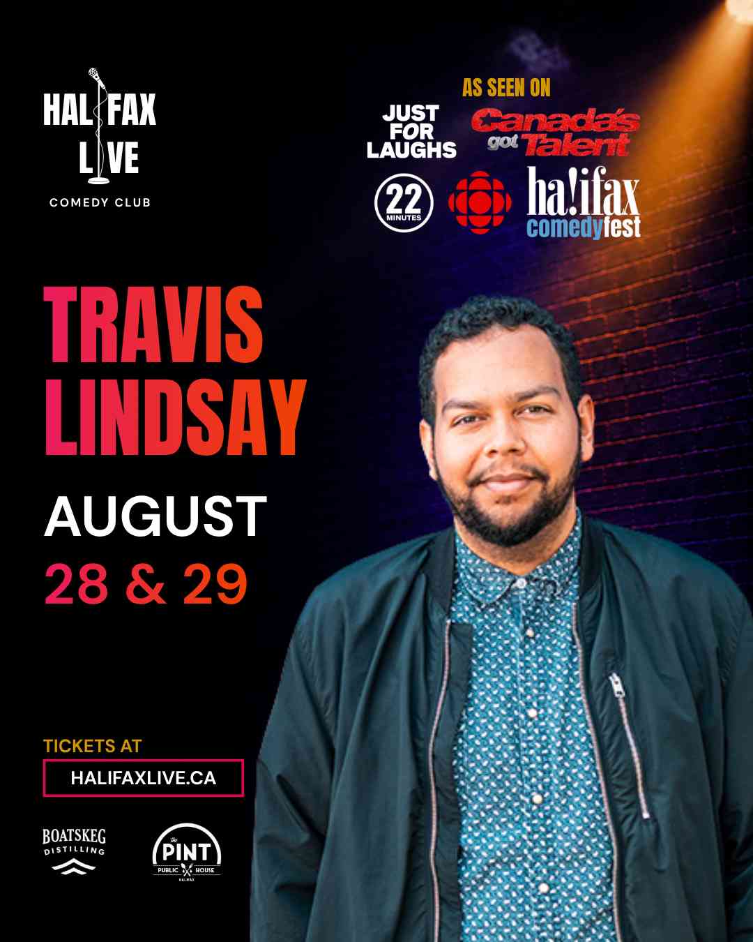 TRAVIS LINDSAY - Live Comedy Show