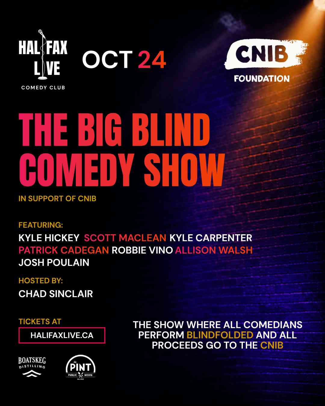 The Blind Comedy Show - Live Comedy Show