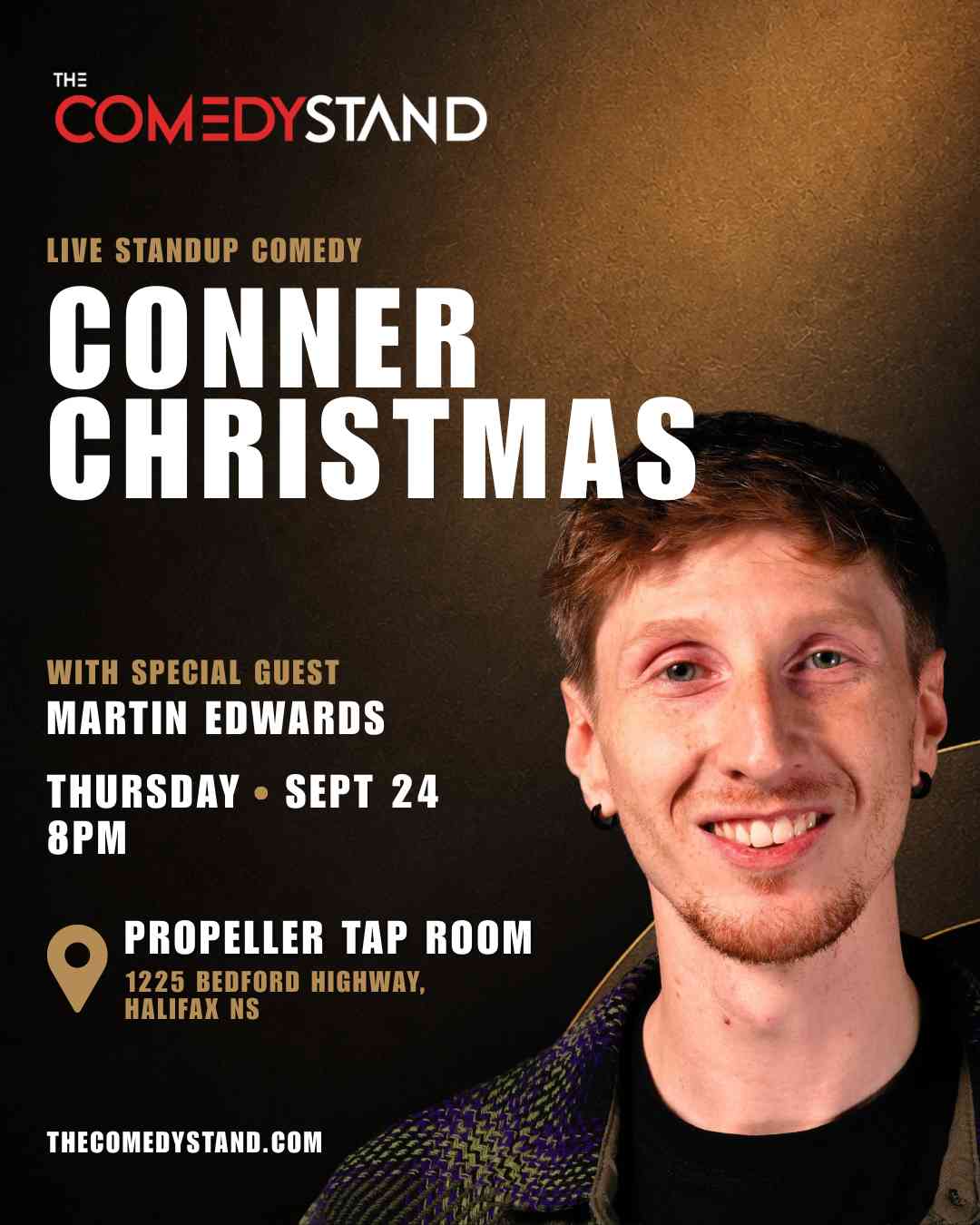CONNER CHRISTMAS LIVE IN BEDFORD - Live Comedy Show