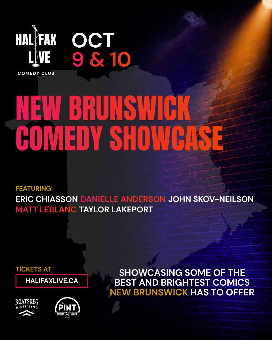New Brunswick Comedy Showcase - Live Comedy Show