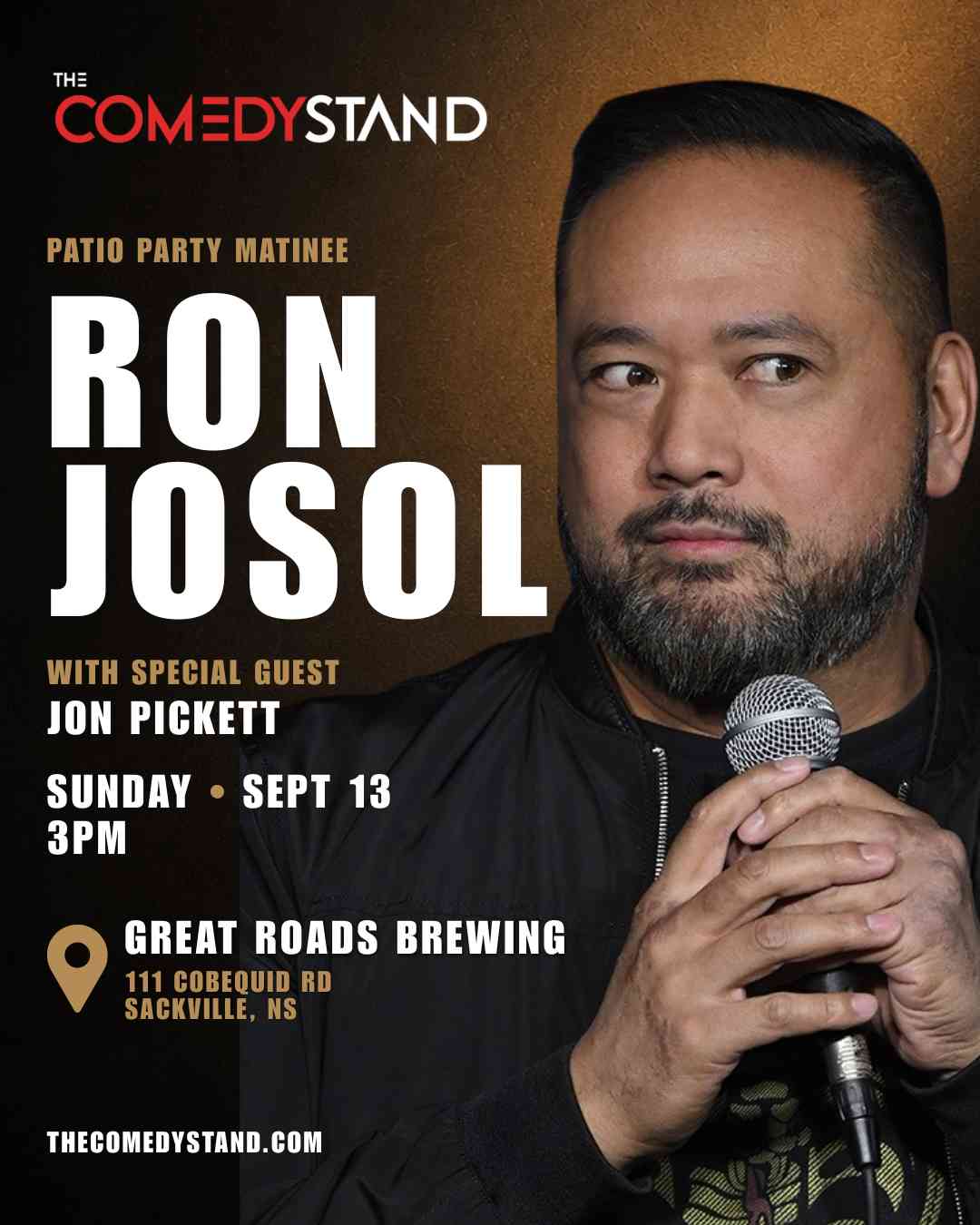 Patio Party Matinee Ft RON JOSOL - Live Comedy Show