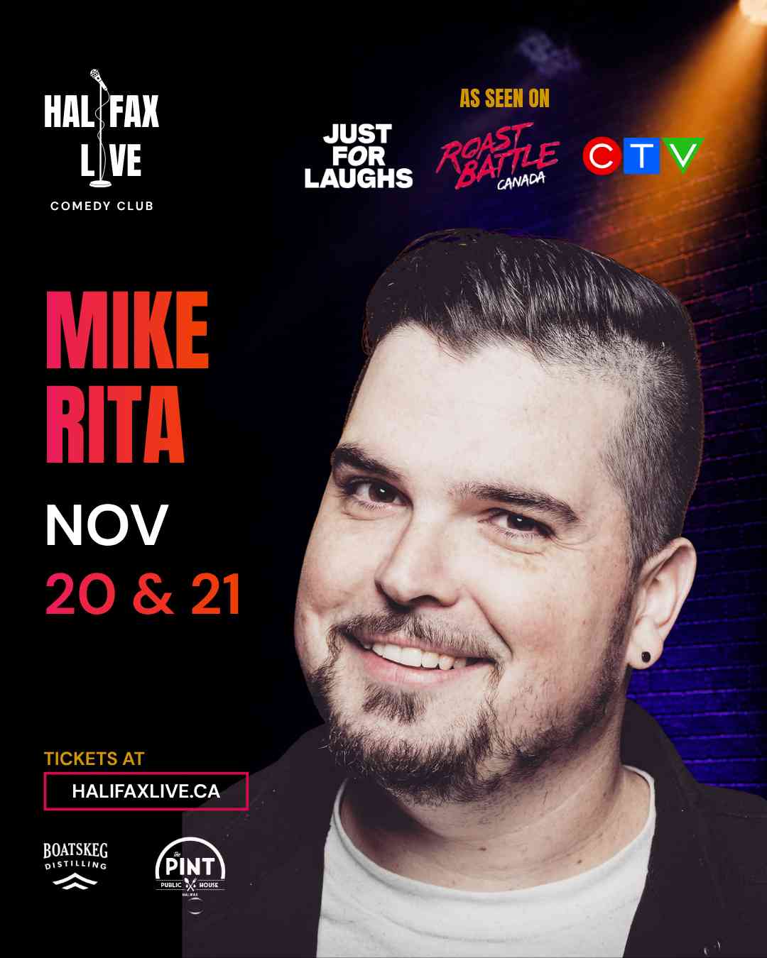 MIKE RITA at Halifax Live Comedy Club