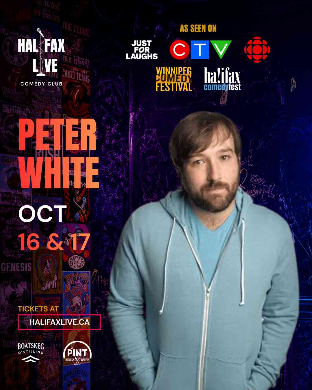 PETER WHITE at Halifax Live Comedy Club
