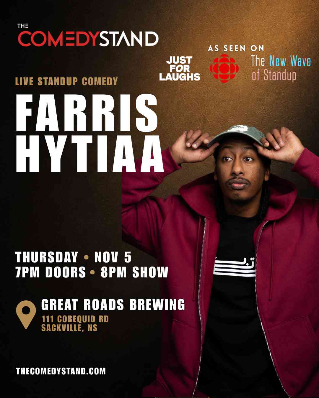 FARRIS HYTIAA: Live in Sackville - Live Comedy Show
