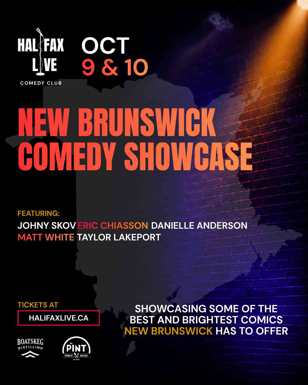 New Brunswick Comedy Showcase - Live Comedy Show