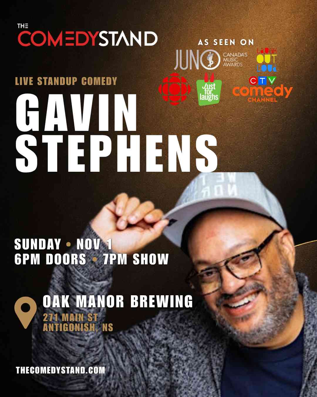 GAVIN STEPHENS: Live in Antigonish - Live Comedy Show