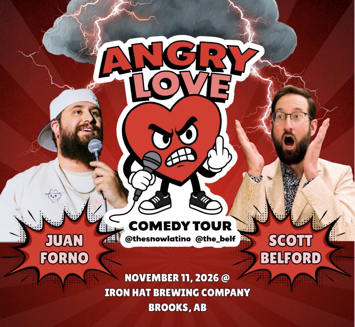 Juan Forno & Scott Belford Live in Brooks - Live Comedy Show