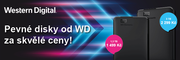 V průběhu celého února koupíte v Comfor externí HDD od WD za akční ceny