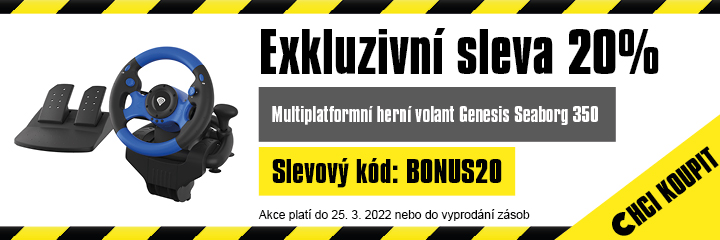 Skvělý herní volant pro PC, PS4, XBOX, Nintendo