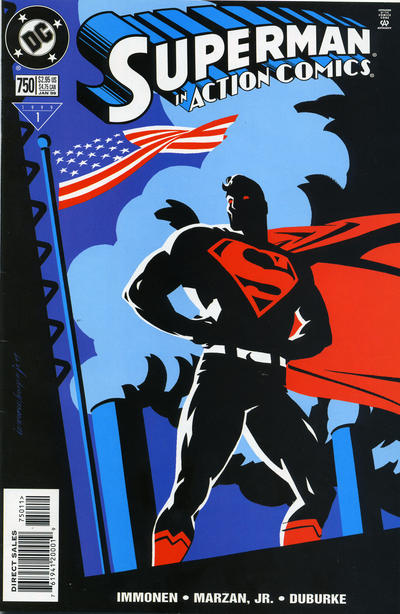 Action Comics #750 cover