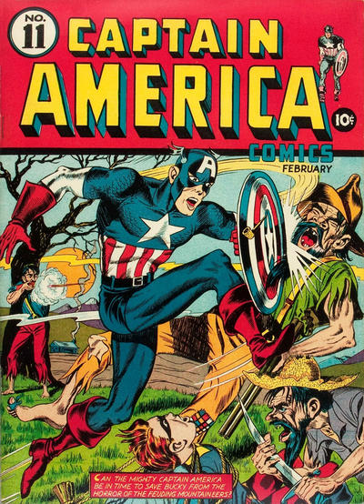 Captain America Comics #11 cover