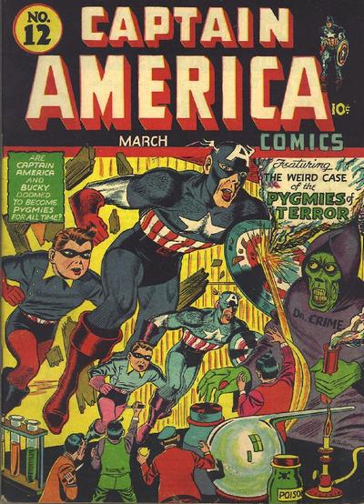 Captain America Comics #12 cover