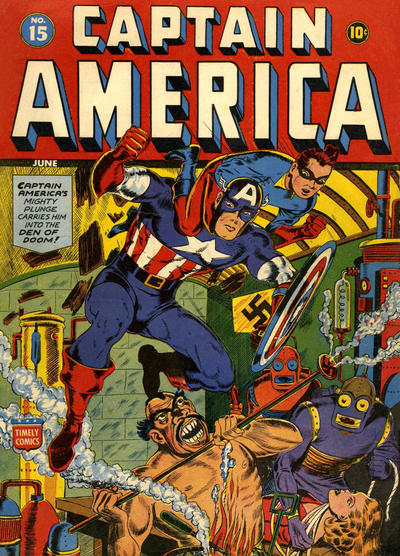 Captain America Comics #15 cover