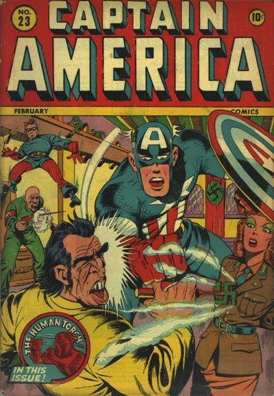 Captain America Comics #23 cover