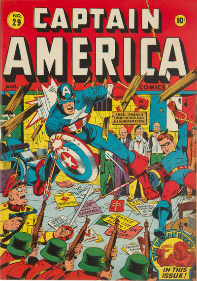 Captain America Comics #29 cover