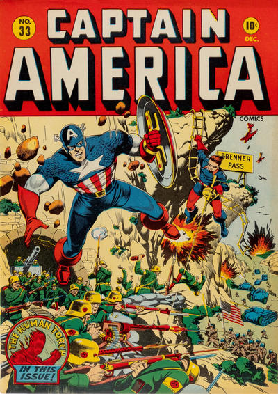 Captain America Comics #33 cover
