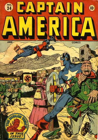 Captain America Comics #34 cover