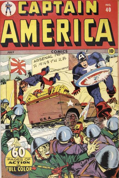 Captain America Comics #40 cover