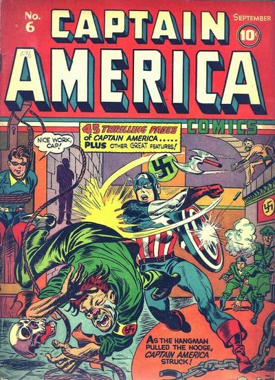 Captain America Comics #6 cover