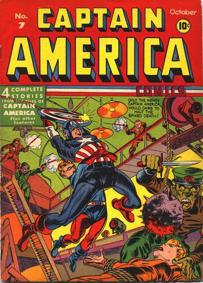 Captain America Comics #7 cover