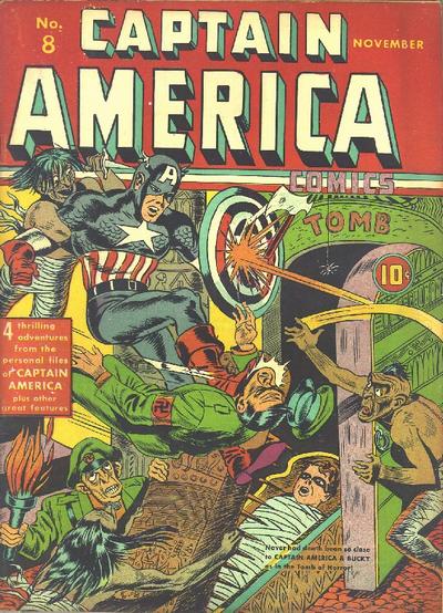 Captain America Comics #8 cover