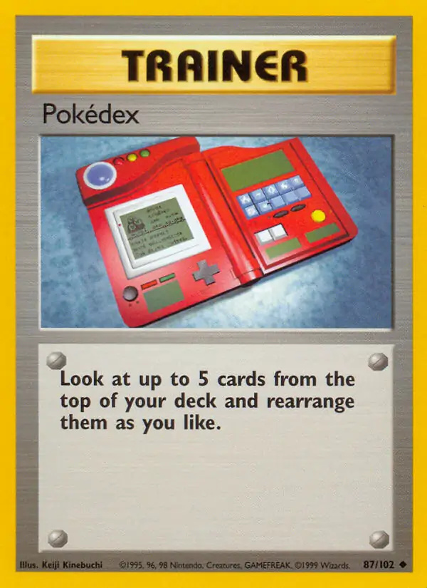 Pokédex #87 Base Set Unlimited Pokémon card