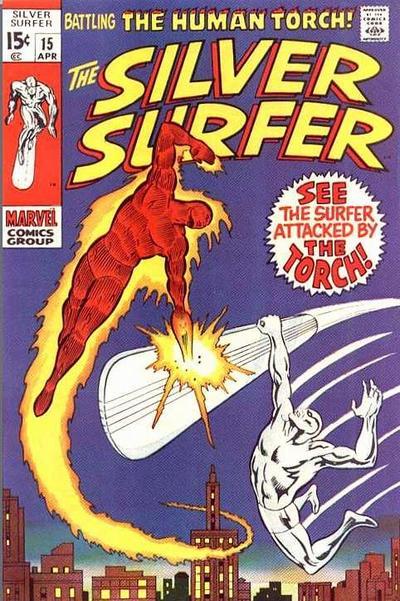 The Silver Surfer #15 cover