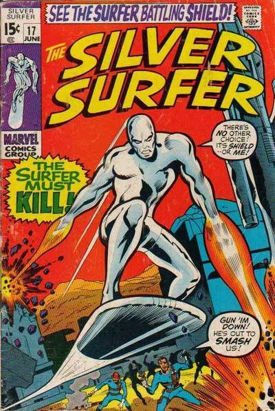 The Silver Surfer #17 cover