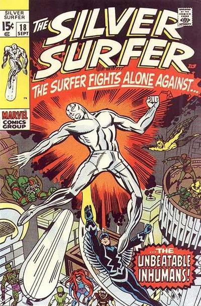 The Silver Surfer #18 cover
