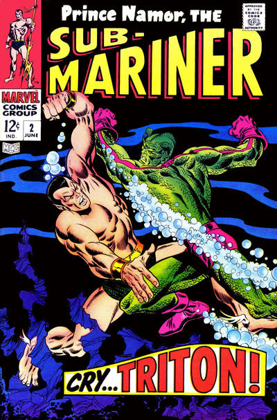 Sub Mariner #2 cover