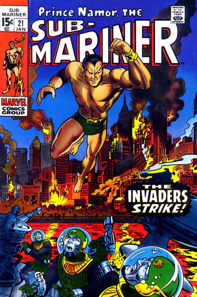 Sub Mariner #21 cover