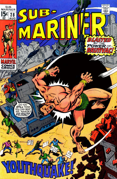 Sub Mariner #28 cover