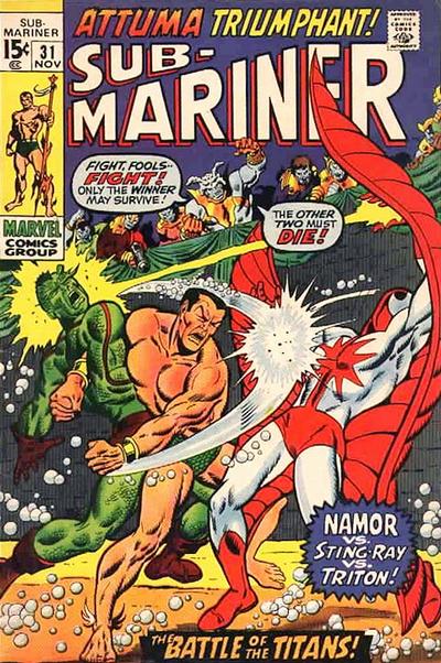 Sub Mariner #31 cover