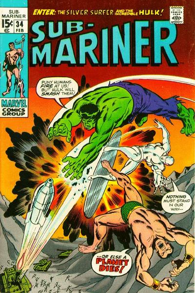 Sub Mariner #34 cover