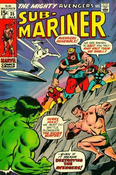 Sub Mariner #35 cover