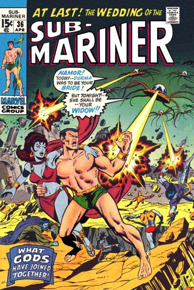 Sub Mariner #36 cover