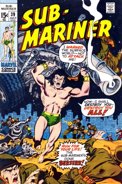 Sub Mariner #39 cover