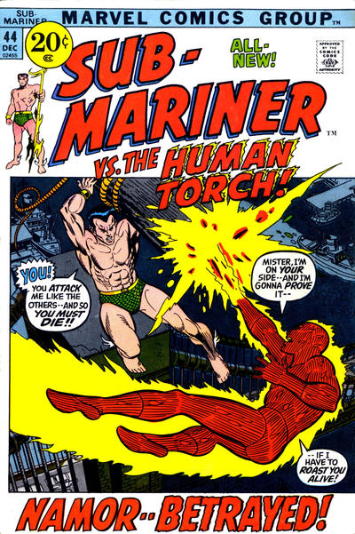 Sub Mariner #44 cover