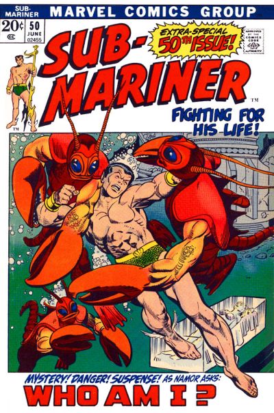 Sub Mariner #50 cover